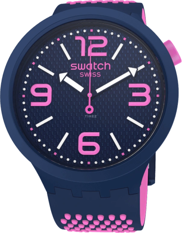 Swatch,THE BOLD 47mm,47mm,Plastic,Black,SO27N103
