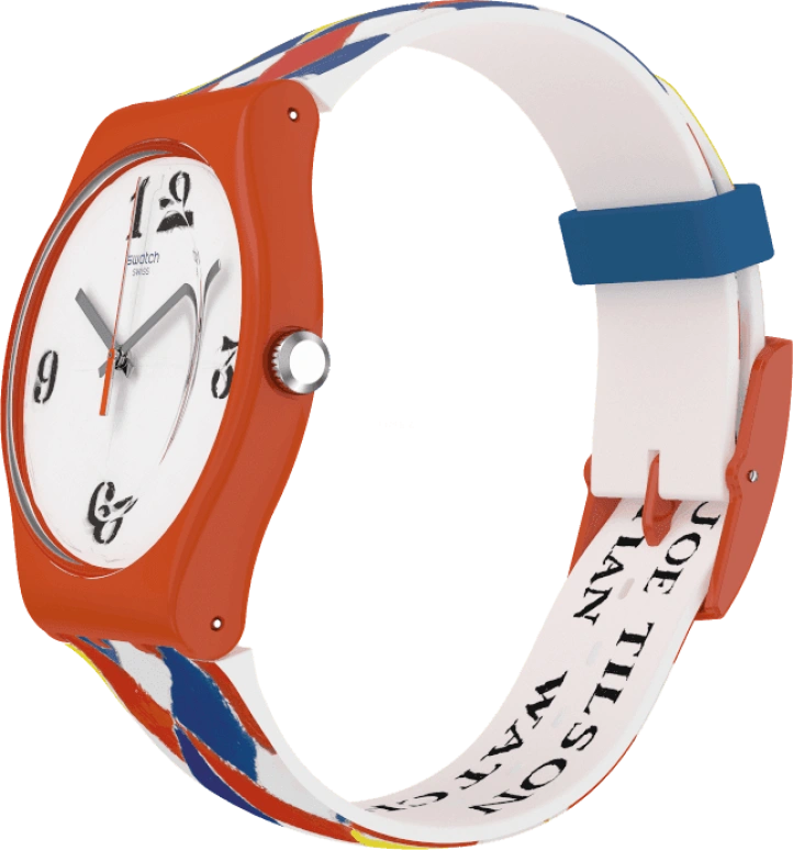 Swatch,Originals 41mm,41mm,Plastic,White,Sapphire,Crystal Glass,SUOZ312S