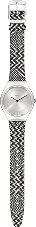 Swatch,Other 38mm,38mm,Stainless Steel,Silver,Grey,Quartz,Sapphire,Crystal Glass,Round,SYXS142