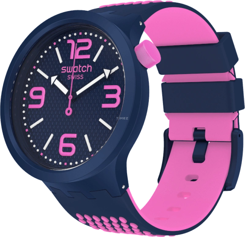 Swatch,THE BOLD 47mm,47mm,Plastic,Black,SO27N103