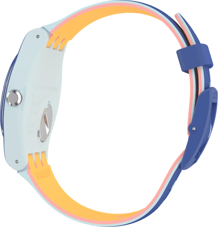 Swatch,Originals 41mm,41mm,Plastic,Blue,SUOS403