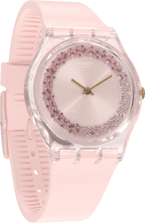 Swatch,Originals 34mm,34mm,Plastic,Pink,GP164