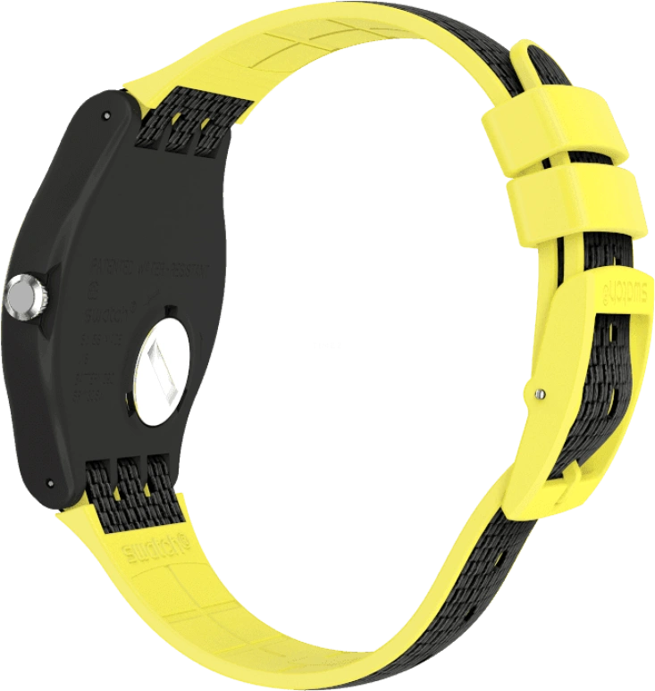 Swatch,Originals 41mm,41mm,Plastic,Black,SUOB406