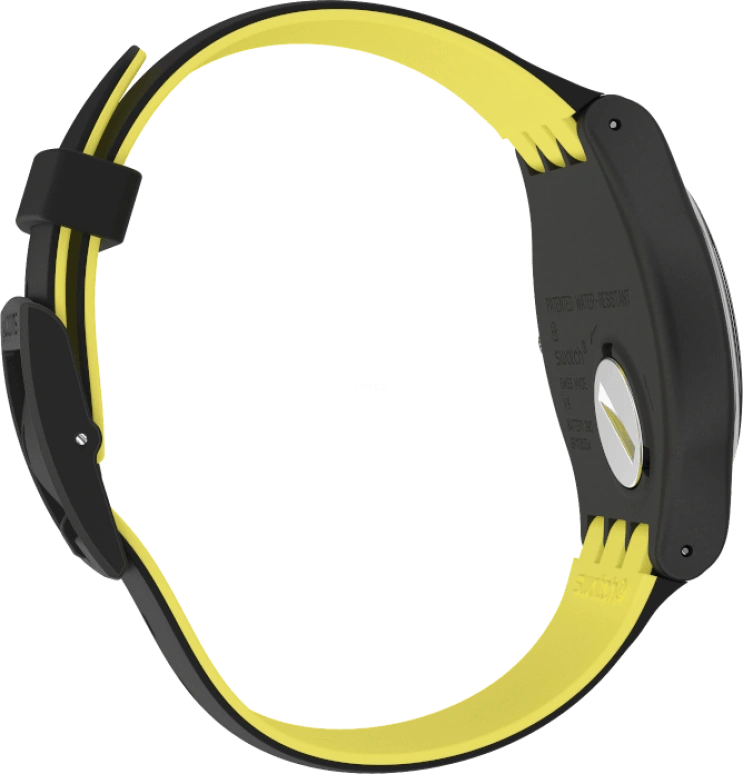 Swatch,Originals 41mm,41mm,Black,Sapphire,Crystal Glass,Open,SUOB184