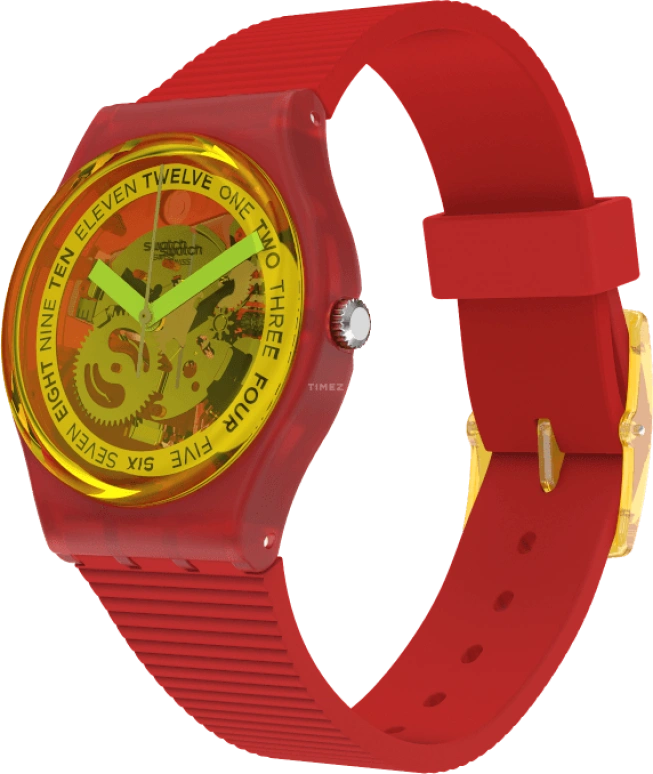 Swatch,Originals 34mm,34mm,Plastic,Open,GR185
