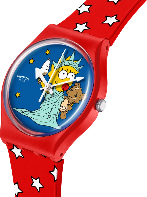Swatch,Originals 34mm,34mm,Bio-sourced,Multi-Color,Quartz,Sapphire,Crystal Glass,Round,SO28Z120