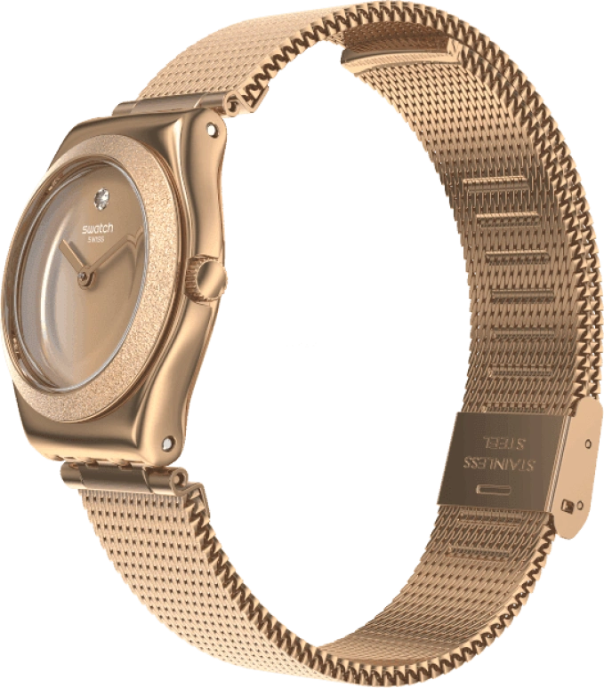 Swatch,IRONY 25x28.70mm,25x28.70mm,Rose Gold,YSG166M