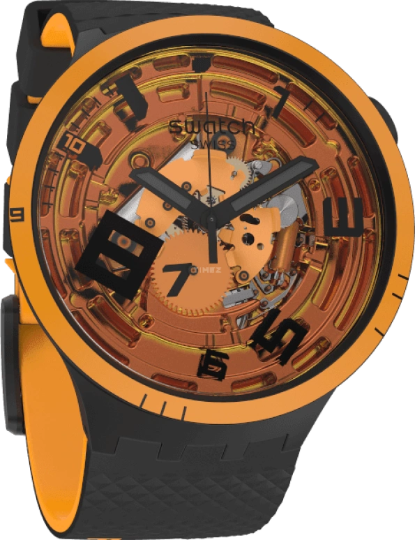 Swatch,Other 47mm,47mm,Sapphire,Crystal Glass,SB01B127