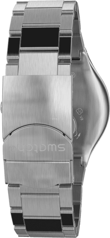 Swatch,IRONY 42.70mm,42.70mm,Stainless Steel,Black,YWS439G