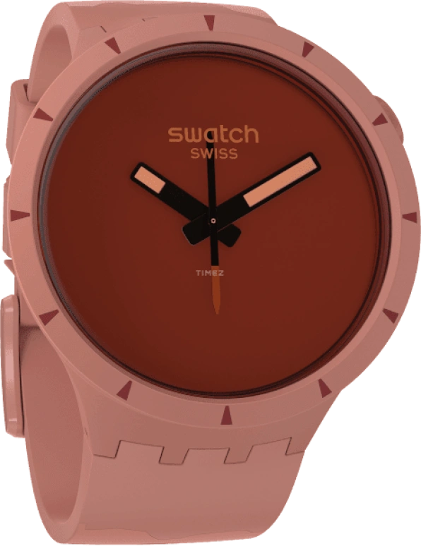 Swatch,THE BOLD 47mm,47mm,Bioceramic,Ceramic,Red,Sapphire,Crystal Glass,SB03R100