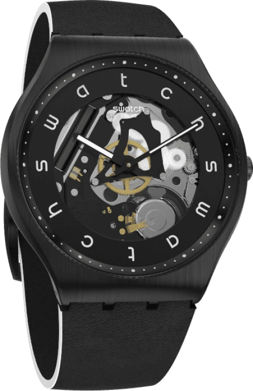 Swatch,SKIN ,Black,SS07B101