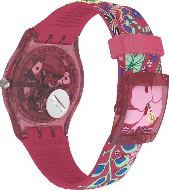 Swatch,Originals 41mm,41mm,Plastic,Pink,SUOP112
