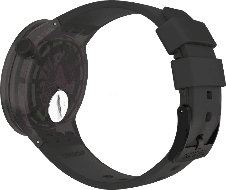 Swatch,THE BOLD 47mm,47mm,Plastic,Purple,SO27B113