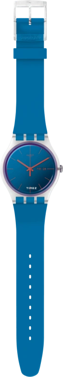 Swatch,Other 41mm,41mm,Bio-sourced,Blue,Quartz,Date,Day,SO29K702,SO29K702-S14