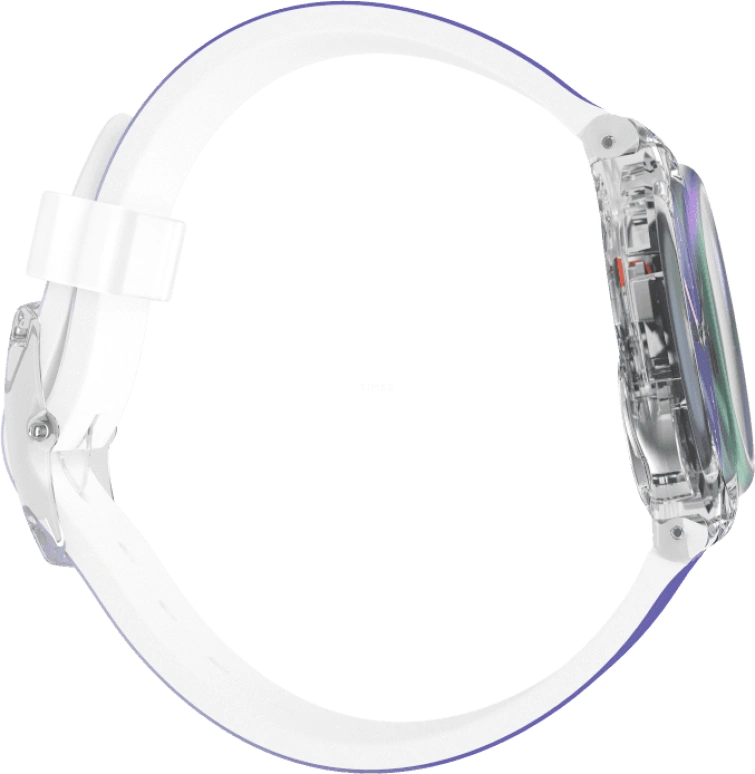 Swatch,Originals 34mm,34mm,Plastic,Purple,Green,Sapphire,Crystal Glass,GE718