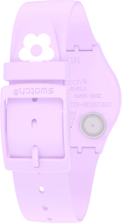 Swatch,SKIN 34mm,34mm,Ceramic,Multi-Color,Quartz,Round,Pink,SS09V101
