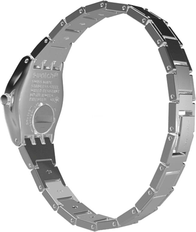 Swatch,IRONY 25mm,25mm,Stainless Steel,Blue,YSS222G