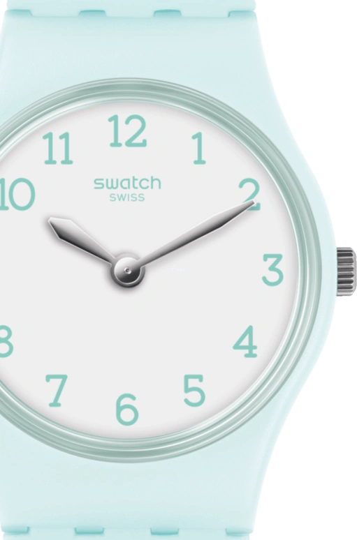 Swatch,WOMEN'S 25mm,25mm,Plastic,White,LG129