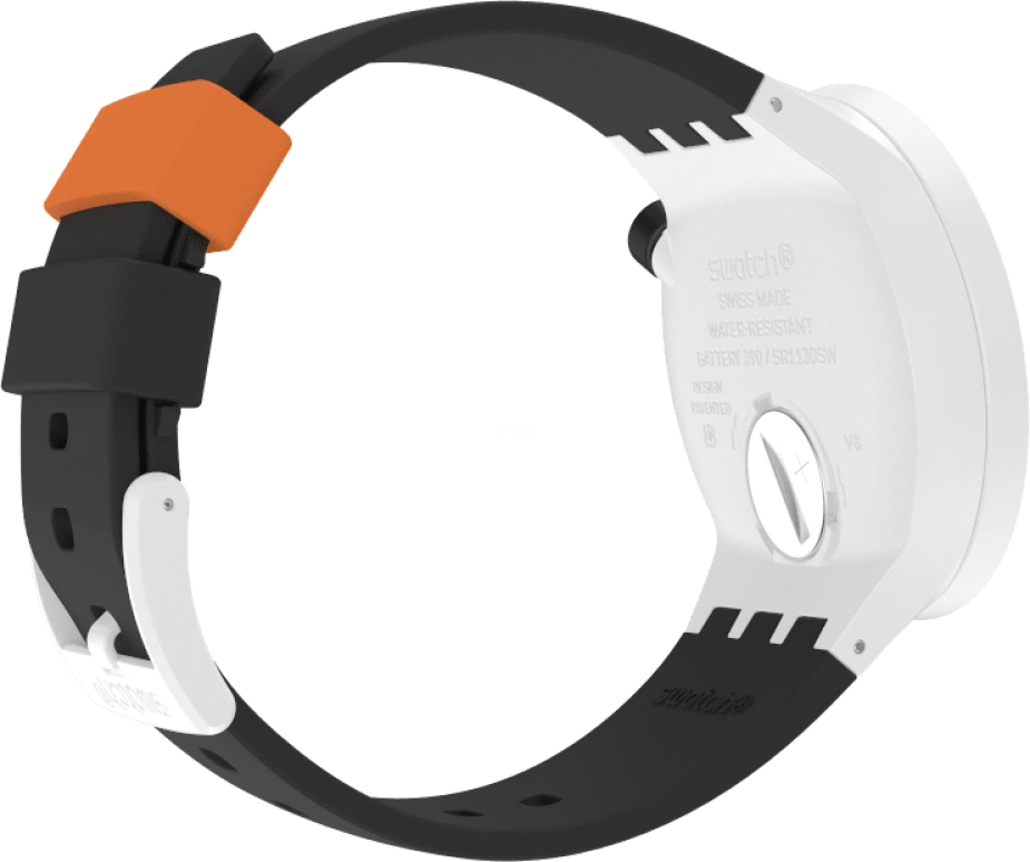 Swatch,THE BOLD 47mm,47mm,Bioceramic,Ceramic,Orange,SB03M104