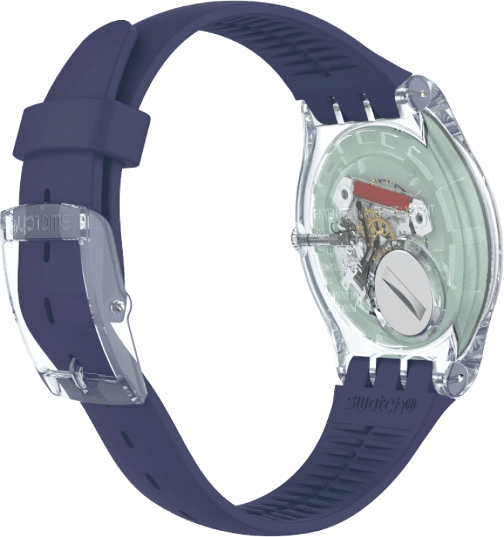 Swatch,Originals 41mm,41mm,Plastic,Purple,SUOK712