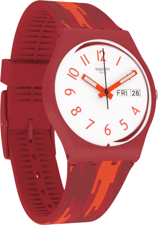 Swatch,Originals 34mm,34mm,Plastic,White,Closed,GR711