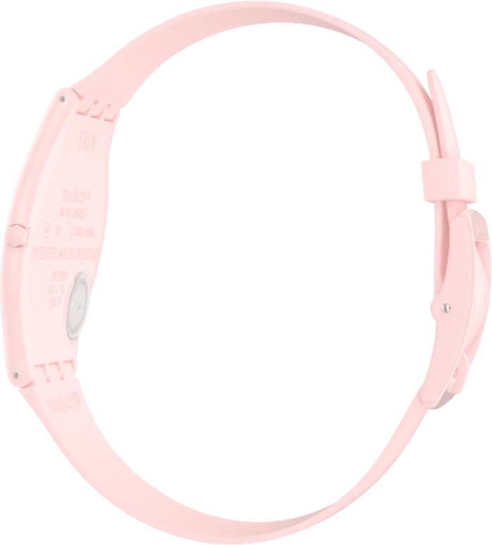Swatch,SKIN 34mm,34mm,Ceramic,Pink,Closed,SS09P100