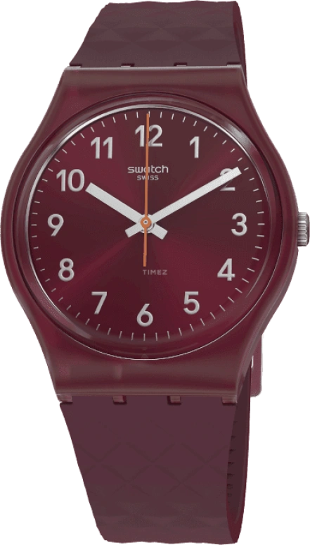 Swatch,Originals 34x39.20mm,34x39.20mm,Plastic,Red,GR184