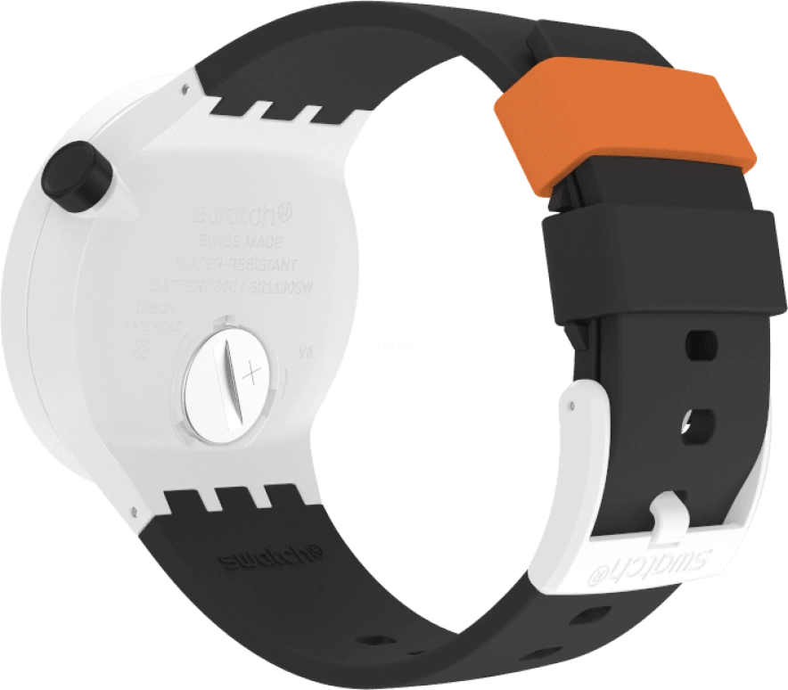 Swatch,THE BOLD 47mm,47mm,Bioceramic,Ceramic,Orange,SB03M104