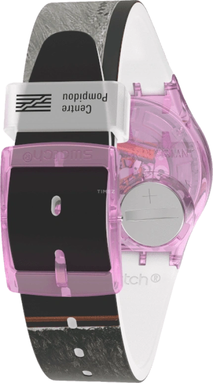 Swatch,Originals 34mm,34mm,Plastic,Multi-Color,Quartz,Sapphire,Crystal Glass,Round,GZ356