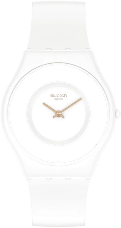 Swatch,SKIN 34mm,34mm,Ceramic,White,Quartz,SS09W100