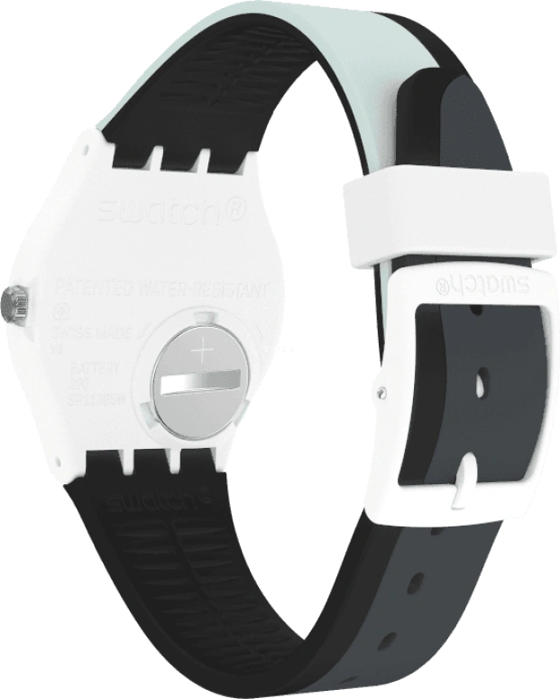 Swatch,Originals 34mm,34mm,Plastic,White,GW711