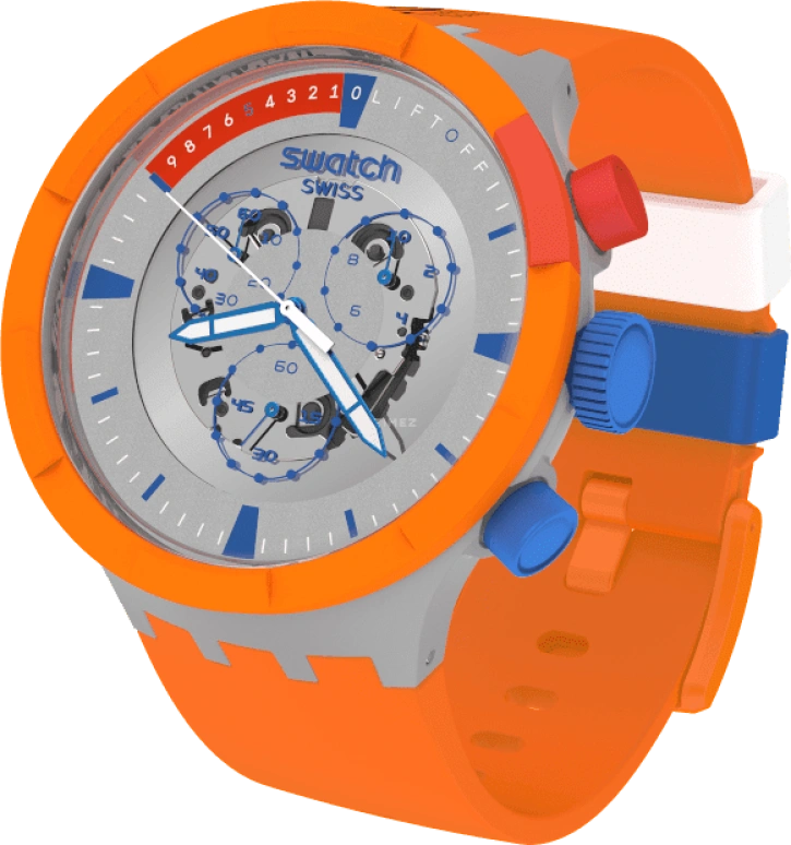 Swatch,THE BOLD 47mm,47mm,Bioceramic,Ceramic,Sapphire,Crystal Glass,SB04Z401