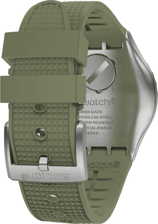 Swatch,IRONY 43mm,43mm,Stainless Steel,Green,YVS488
