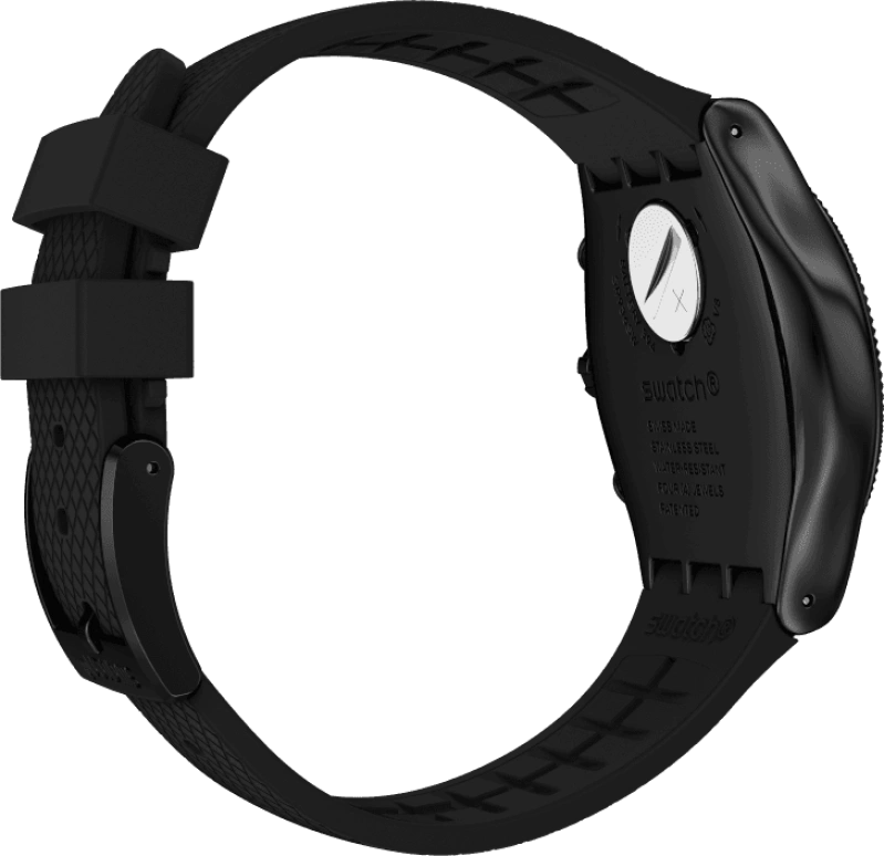 Swatch,IRONY 43x49mm,43x49mm,Black,YVB408