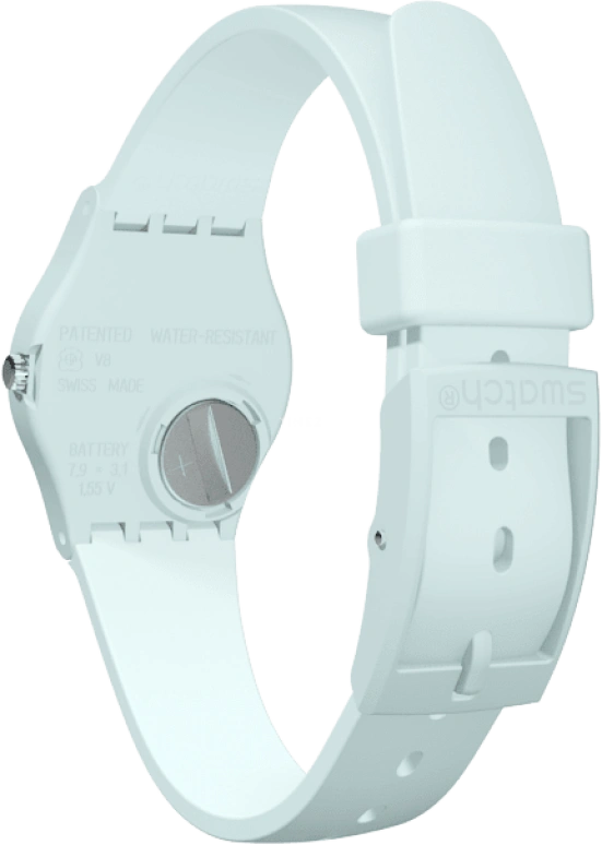 Swatch,WOMEN'S 25mm,25mm,Plastic,White,LG129