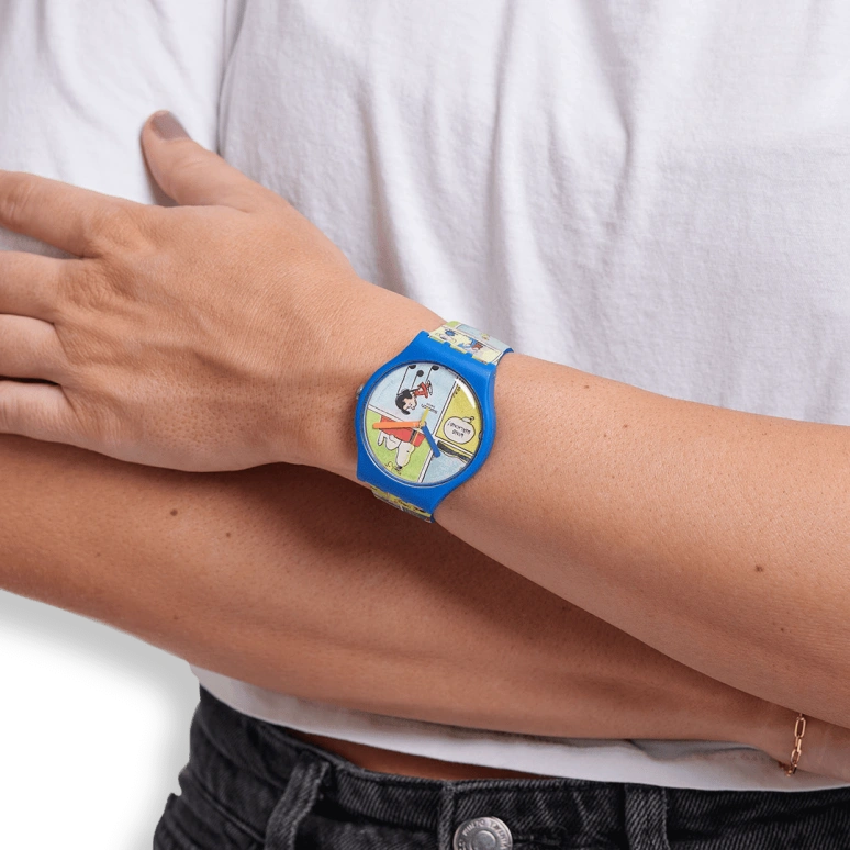 Swatch,Special Edition ,Sapphire,Crystal Glass,SO29Z108