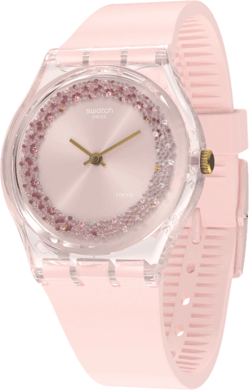 Swatch,Originals 34mm,34mm,Plastic,Pink,GP164