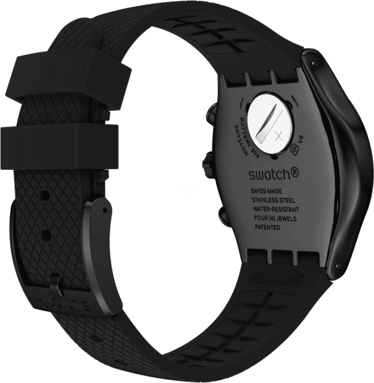 Swatch,IRONY 43x49mm,43x49mm,Black,YVB408