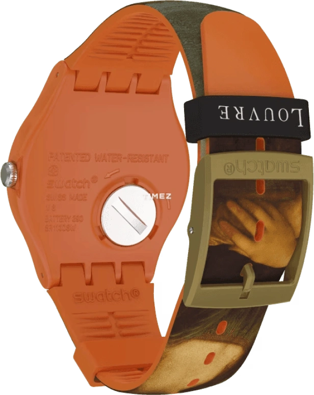 Swatch,Originals 41mm,41mm,Plastic,Grey,Quartz,Sapphire,Crystal Glass,Tonneau,SUOZ318