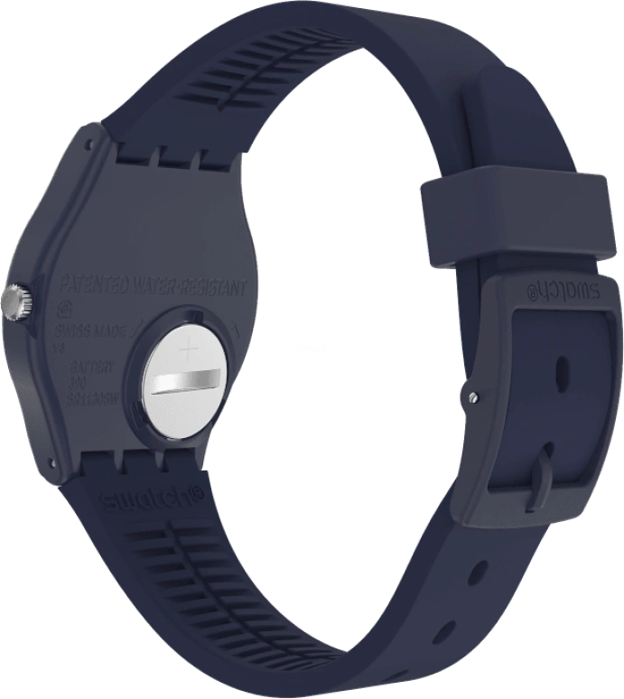 Swatch,Originals 34mm,34mm,Plastic,Blue,Closed,GN274