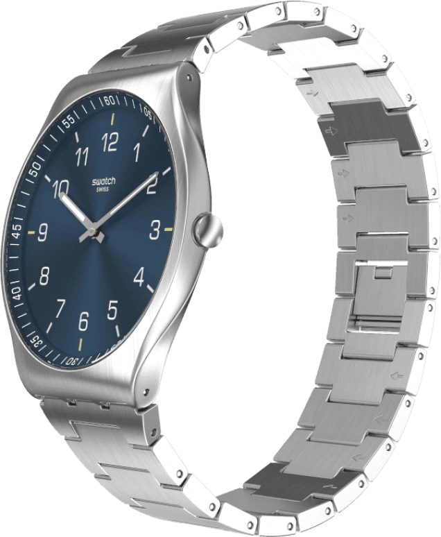 Swatch,SKIN ,Stainless Steel,Blue,SS07S106G