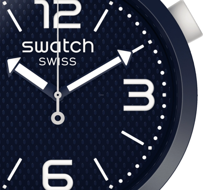 Swatch,THE BOLD 47mm,47mm,Plastic,Black,SO27N101