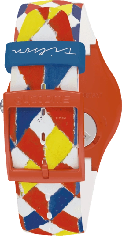 Swatch,Originals 41mm,41mm,Plastic,White,Sapphire,Crystal Glass,SUOZ312S