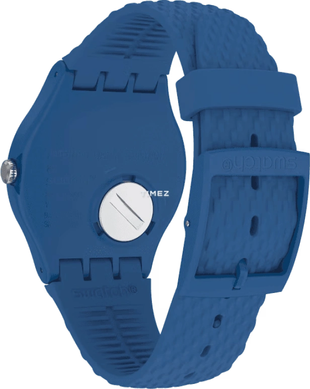 Swatch,Originals 41mm,41mm,Plastic,Blue,Quartz,Tonneau,SUON711