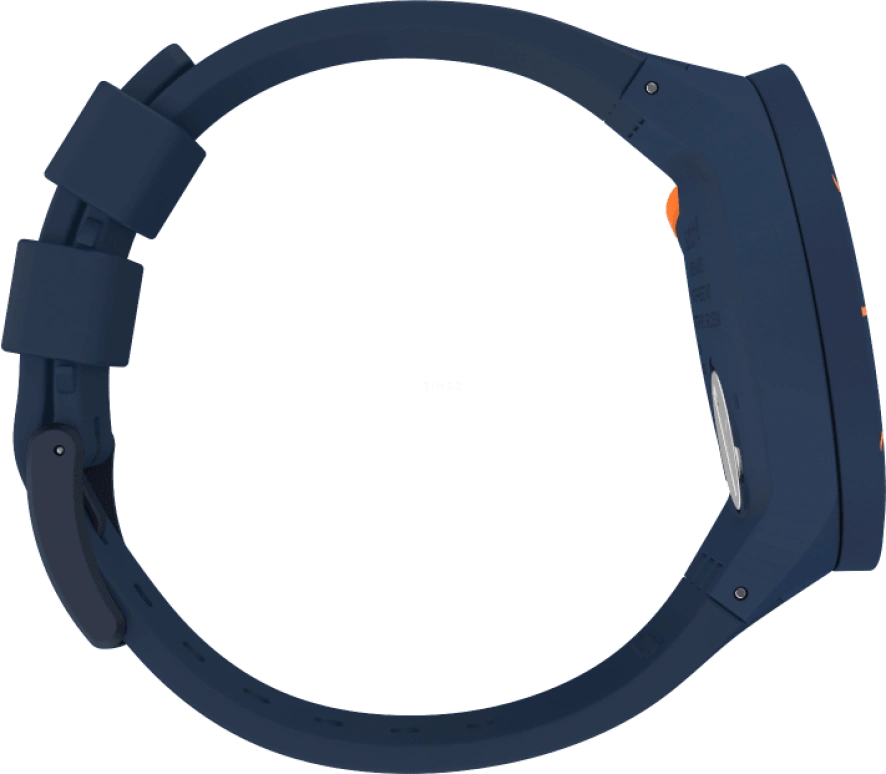 Swatch,THE BOLD 47mm,47mm,Plastic,Blue,Closed,SO27N110