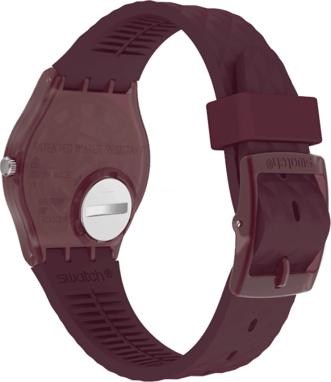 Swatch,Originals 34x39.20mm,34x39.20mm,Plastic,Red,GR184