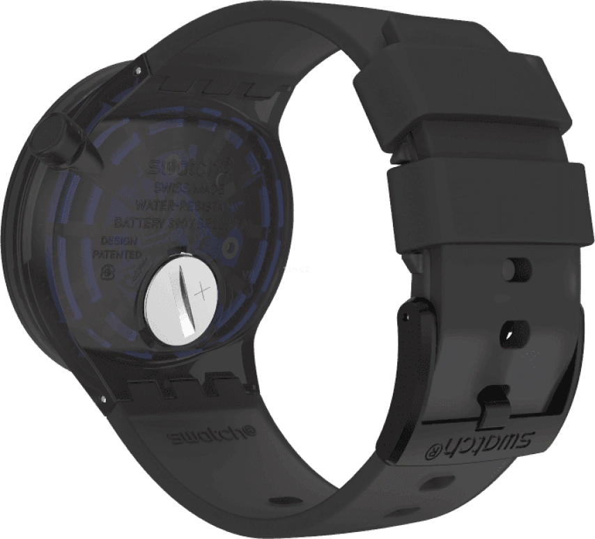 Swatch,THE BOLD 47mm,47mm,Plastic,Blue,SO27B111