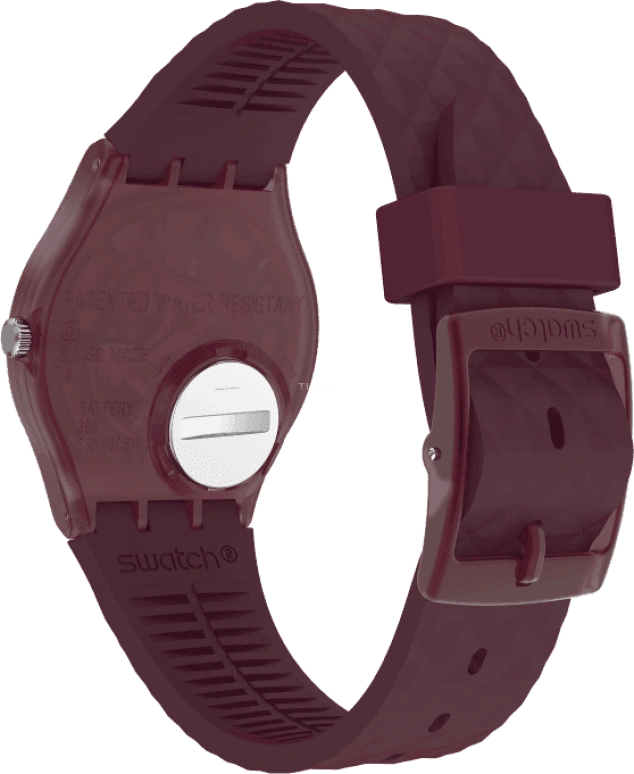 Swatch,Originals 34x39.20mm,34x39.20mm,Plastic,Red,GR184