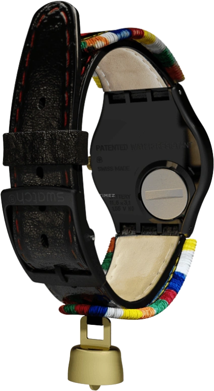 Swatch,Originals 34mm,34mm,Plastic,Black,GB285