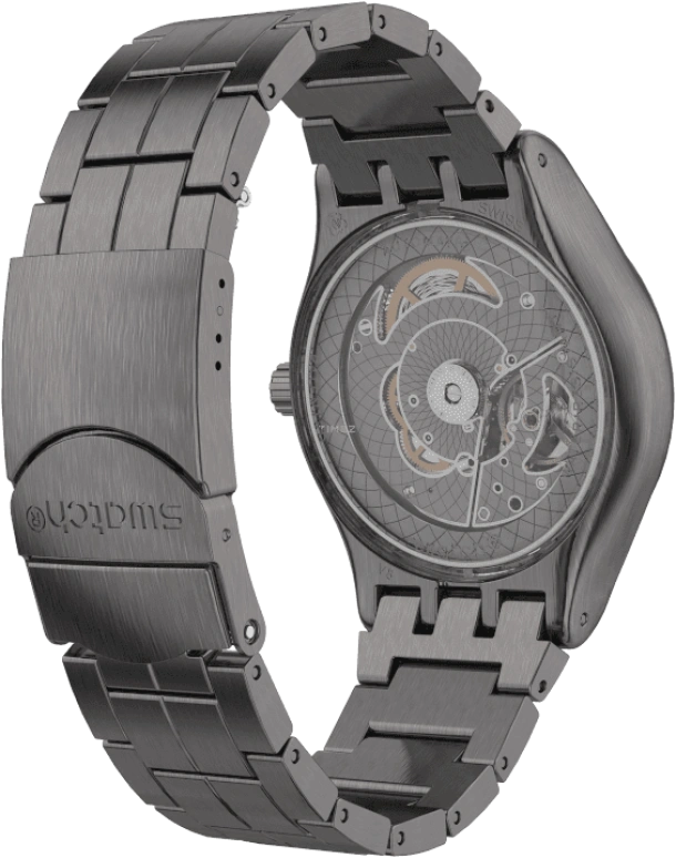 Swatch,IRONY 42mm,42mm,Stainless Steel,Open,YIM400G
